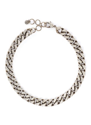 Main View - Click To Enlarge - ALEXANDER MCQUEEN - Brass Chunky Flat Chain Choker
