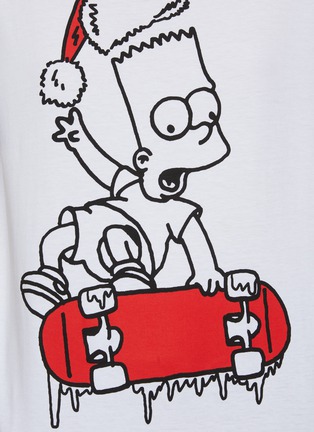  - EGY BOY - Skateboarding Bart Simpsons Cotton Crewneck T-Shirt