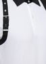 ALEXANDER MCQUEEN - Contrast Panel Harness Detail Cotton Polo Shirt