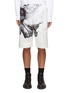 Main View - Click To Enlarge - ALEXANDER MCQUEEN - Flower Print Baggy Shorts