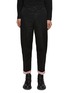 Main View - Click To Enlarge - ALEXANDER MCQUEEN - Contrasting Hem Rolled Up Pants