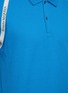  - ALEXANDER MCQUEEN - Logo Tape Harness Cotton Polo Shirt