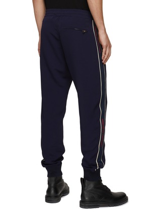 Back View - Click To Enlarge - ALEXANDER MCQUEEN - Branded Side Stripe Jogger Pants