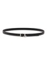 Main View - Click To Enlarge - PRADA - METAL TRIANGLE LOGO CHARM SAFFIANO LEATHER BELT