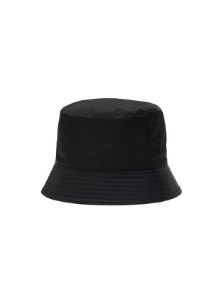 Figure View - Click To Enlarge - PRADA - Enamelled Triangle Logo Plaque Re-Nylon Bucket Hat