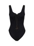 Main View - Click To Enlarge - SAINT LAURENT - SLEEVELESS LACE UP BODYSUIT