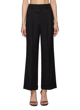 Main View - Click To Enlarge - SAINT LAURENT - Straight leg wool suiting pants