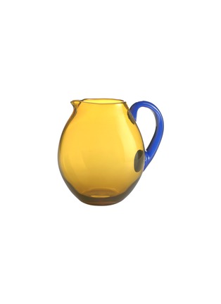 Main View - Click To Enlarge - NASON MORETTI - Dandy Glass Pitcher – Blue/Yellow
