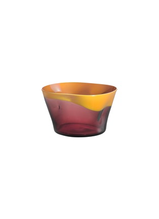 Main View - Click To Enlarge - NASON MORETTI - Dandy Small Glass Bowl – Yellow/Purple