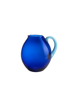 Main View - Click To Enlarge - NASON MORETTI - Dandy Glass Pitcher – Light Blue/Blue