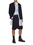 Figure View - Click To Enlarge - DRIES VAN NOTEN - PARWIN FRONT WRAP TAILORED SHORTS