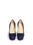 Figure View - Click To Enlarge - CHARLOTTE OLYMPIA - 'Dolly' suede platform pumps