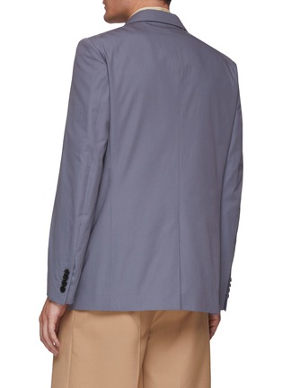 Back View - Click To Enlarge - DRIES VAN NOTEN - HEAVY COTTON POPLIN SINGLE BREASTED JACKET