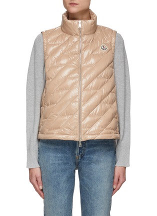 Main View - Click To Enlarge - MONCLER - SLEEVELESS LECROISIC PUFFER VEST