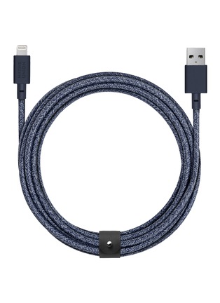 Main View - Click To Enlarge - NATIVE UNION - Belt Extra Long USB-A To Lightning Charging Cable – Indigo