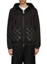 Main View - Click To Enlarge - MONCLER - EYELET DETAIL HOODED WINDBREAKER