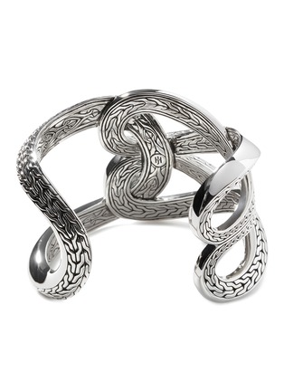 Detail View - Click To Enlarge - JOHN HARDY - ‘ASLI CLASSIC CHAIN’ LINK CUFF SILVER BRACELET