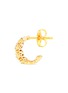 Detail View - Click To Enlarge - SUZANNE KALAN - Diamond 18k Gold Hoop Earrings