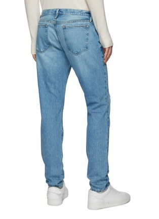 Back View - Click To Enlarge - FRAME DENIM - L'Homme' Distressed Mid Wash Slim Jeans