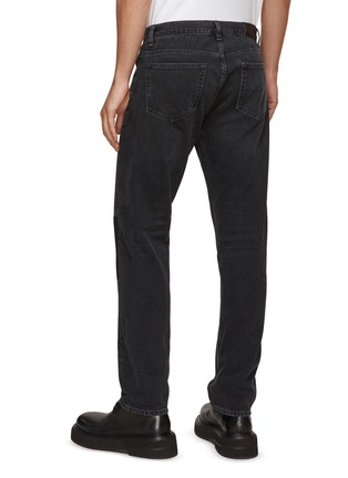 Back View - Click To Enlarge - FRAME DENIM - ‘Modern Blocking’ Straight Leg Denim Jeans