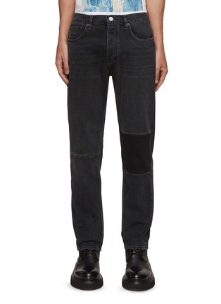 Main View - Click To Enlarge - FRAME DENIM - ‘Modern Blocking’ Straight Leg Denim Jeans