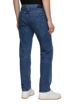 Back View - Click To Enlarge - FRAME - ‘Reconstructed’ Contrast Front Back Slim Fit Denim Jeans