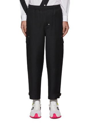 Main View - Click To Enlarge - JW ANDERSON - Elastic waist crop cargo pants
