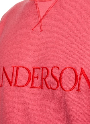  - JW ANDERSON - Embroidered Logo Inside Out Contrast Stitching Sweatshirt