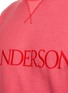 JW ANDERSON - Embroidered Logo Inside Out Contrast Stitching Sweatshirt