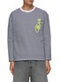 JW ANDERSON - Logo Embroidered Striped Long Sleeve T-shirt