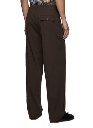 Back View - Click To Enlarge - LEMAIRE - Belt detail loose fit pants