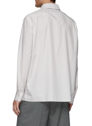 Back View - Click To Enlarge - LEMAIRE - Spread collar cotton poplin shirt