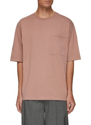 Main View - Click To Enlarge - LEMAIRE - Pigment dye cotton jersey T-shirt