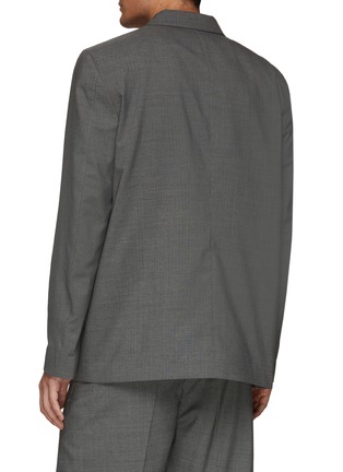 Back View - Click To Enlarge - LEMAIRE - Double-breast striped boxy blazer