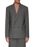 Main View - Click To Enlarge - LEMAIRE - Double-breast striped boxy blazer