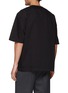 Back View - Click To Enlarge - LEMAIRE - Buttoned neck cotton twil T-shirt