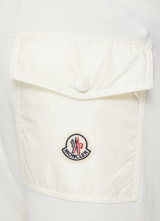  - MONCLER - Logo patch cotton sweatpants