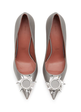 Detail View - Click To Enlarge - AMINA MUADDI - BEGUM' SATIN PUMPS