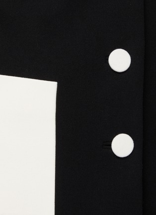  - KIMHĒKIM - ‘Malevich’ Notch Lapel Monochromatic Contrast Blazer
