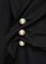  - KIMHĒKIM - ‘Venus’ Pearl Side Button Drape Detail Blazer