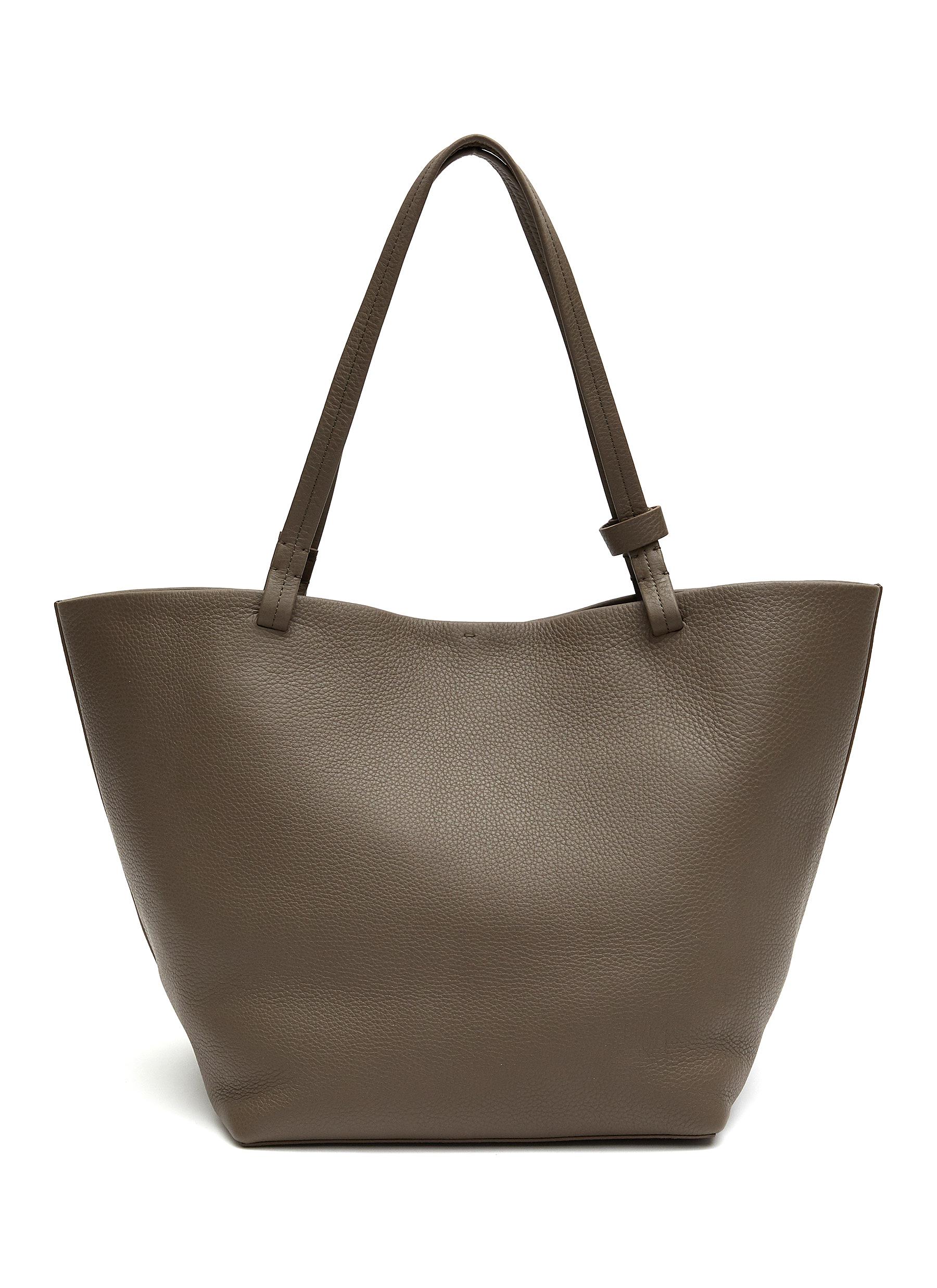 The ROW Small / Medium / Large Park Tote Ivory Calf Leather Bag