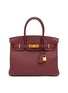 Main View - Click To Enlarge - MAIA - Birkin Rouge Hermès 30CM Togo Leather Bag