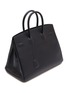 Figure View - Click To Enlarge - MAIA - Birkin Shadow Black 35CM Evercolour Leather Bag