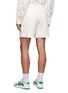 Back View - Click To Enlarge - AMIRI - TAILORED FLAT FRONT TEXTURED COTTON SHORTS