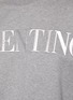  - VALENTINO GARAVANI - Foil Logo Print Cotton Jersey Sweatshirt