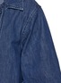  - VALENTINO GARAVANI - V-Neck Drawstring Collar Denim Shirt