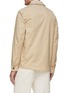 Back View - Click To Enlarge - BARENA - Point Collar Cotton Blend Shirt Jacket