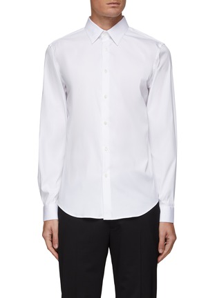 Main View - Click To Enlarge - THEORY - ‘SYLVAIN WEALTH’ STRETCH POPLIN SHIRT