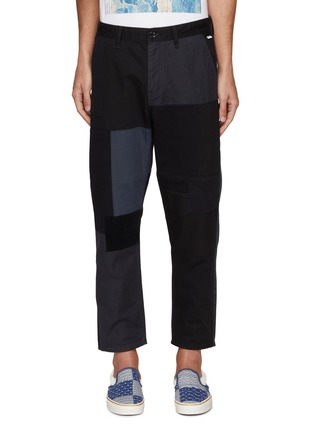 Main View - Click To Enlarge - FDMTL - Boro Patchwork Straight Leg Pants