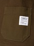  - FDMTL - Contrasting Sleeve Cotton Cardigan